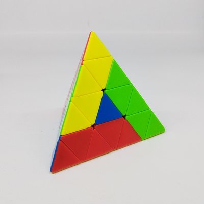 四阶金字塔魔方 彩色无贴纸 4X4 Pyramid Cube 三角形四面体魔方