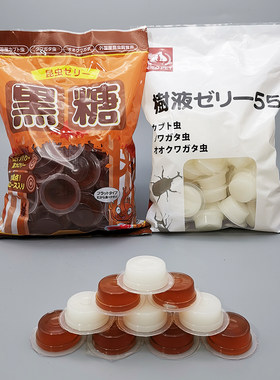 甲虫专用果冻锹甲独角仙饲料花金龟兜虫成虫营养食物宠物昆虫食材