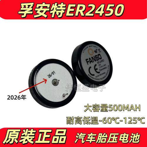 FANSO孚安特3.6V扣式电池