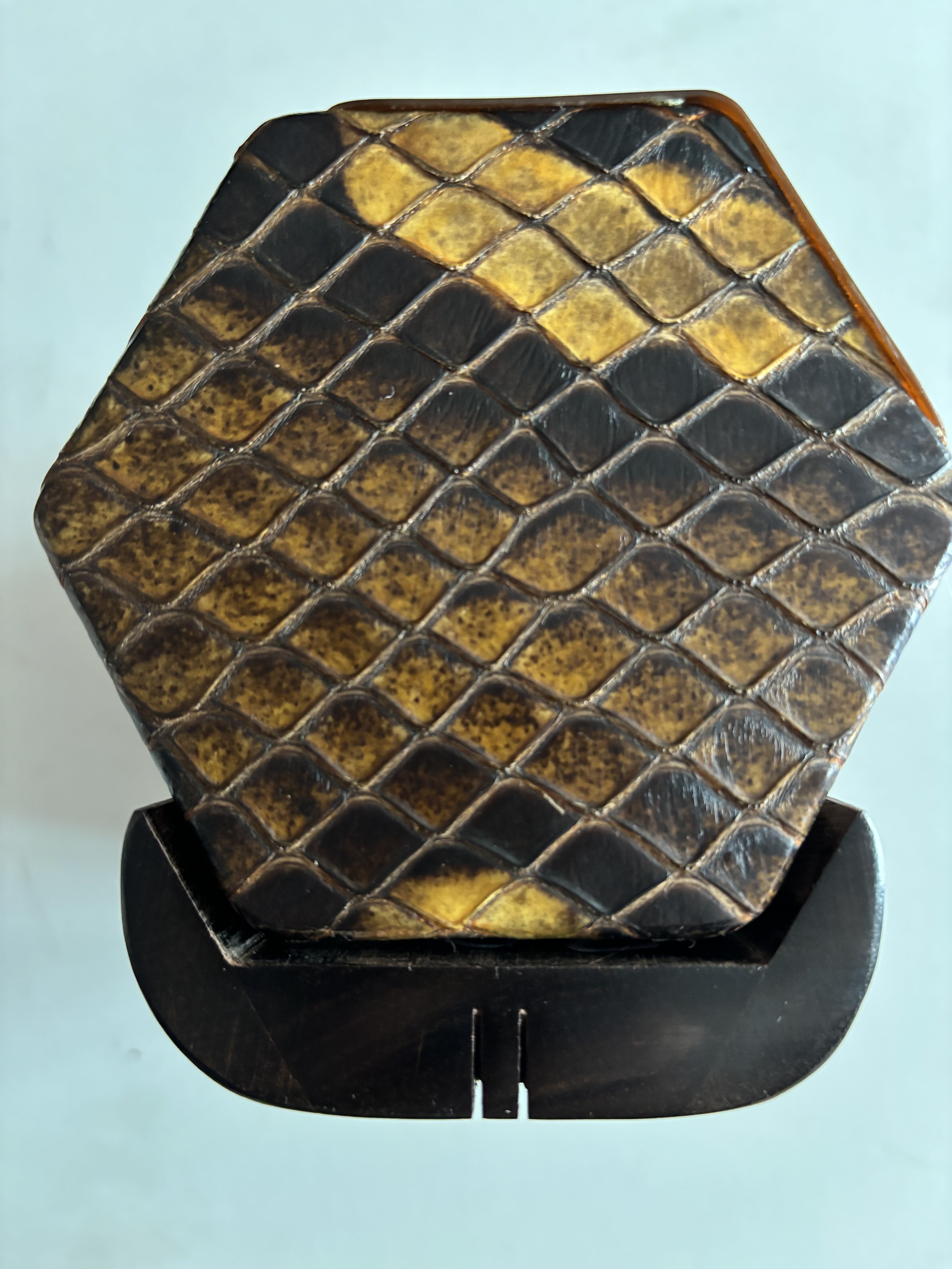 明清旧料老红木二胡琴桶 手工蒙皮 榫卯工艺 大红酸枝二胡桶子