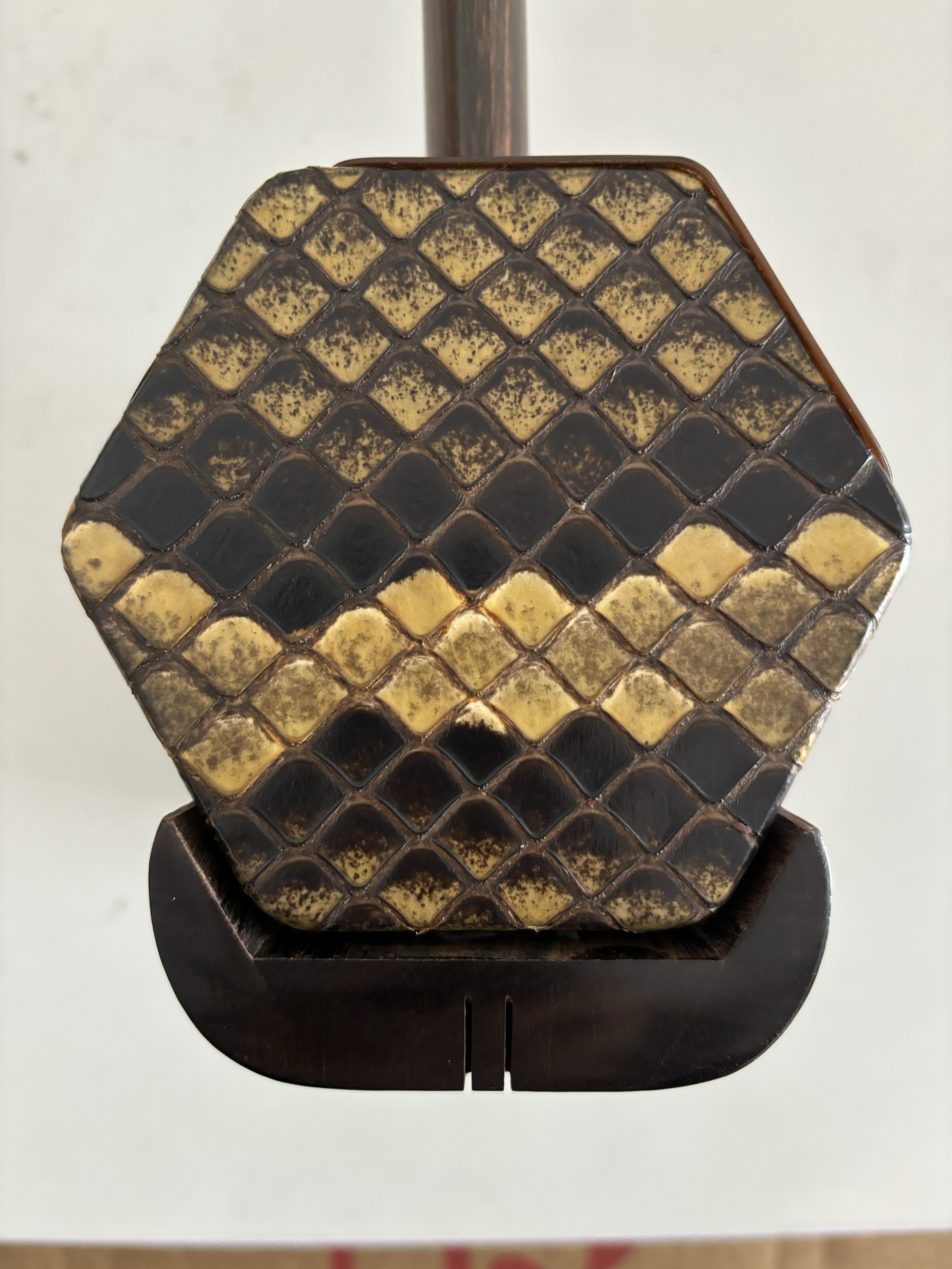 明清旧料老红木二胡 大红酸枝专业演奏琴 榫卯工艺手工蒙皮