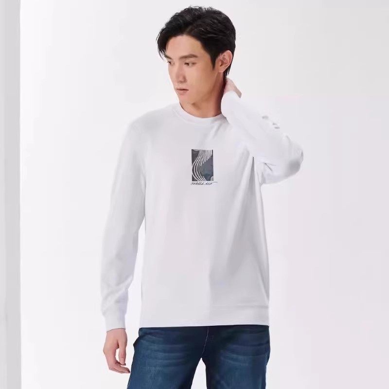 23CTX0101Y 0102Y利家春潮流时尚圆领印花修身打底长袖卫衣T恤男,男装,T恤,淘宝优惠券,粉丝福利购,淘宝优惠卷