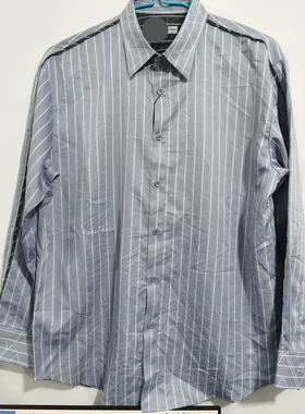 Q226XC11271S利家秋季新款商务休闲舒适条纹微阔版潮流百搭衬衫男