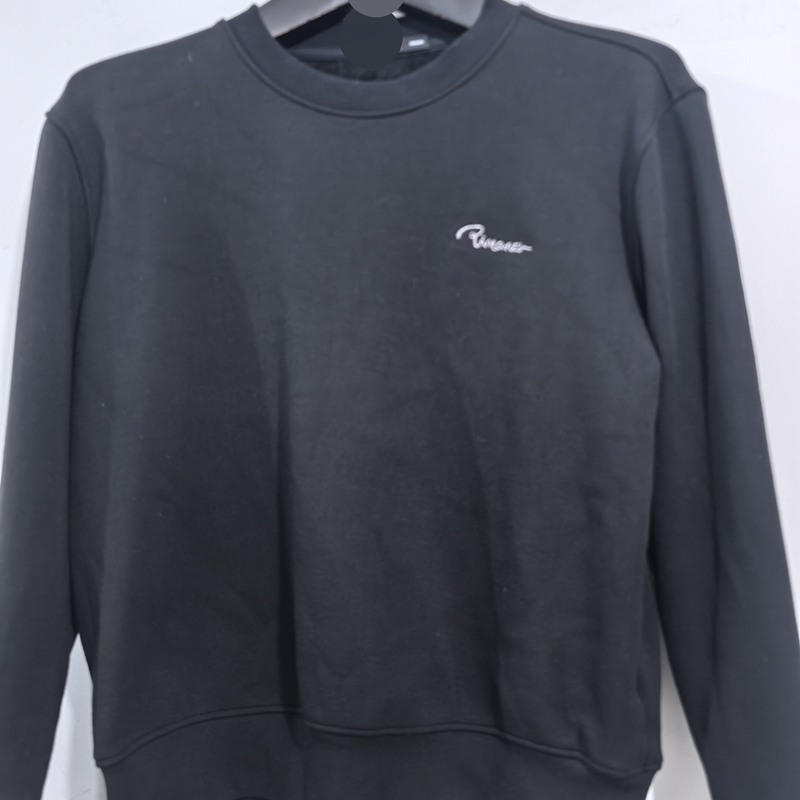 保暖加绒商务内搭圆领卫衣T恤男