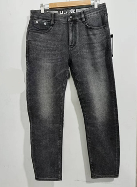 23DNZ91101 15401 91801利家冬保暖舒适修身新款男低腰窄脚牛仔裤