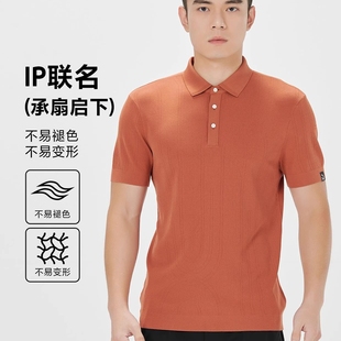 T恤POLO衫 新款 透气翻领短袖 男士 商务时尚 24XTX6282S利家夏季 修身