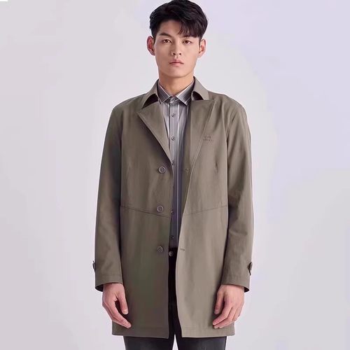 22CFY1021 1022 1071 1072Y利家春款简约时尚中长款休闲风衣男装