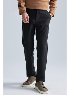 A4DXK06101利家冬季时尚新款保暖舒适亲肤透气中腰窄脚休闲裤男士