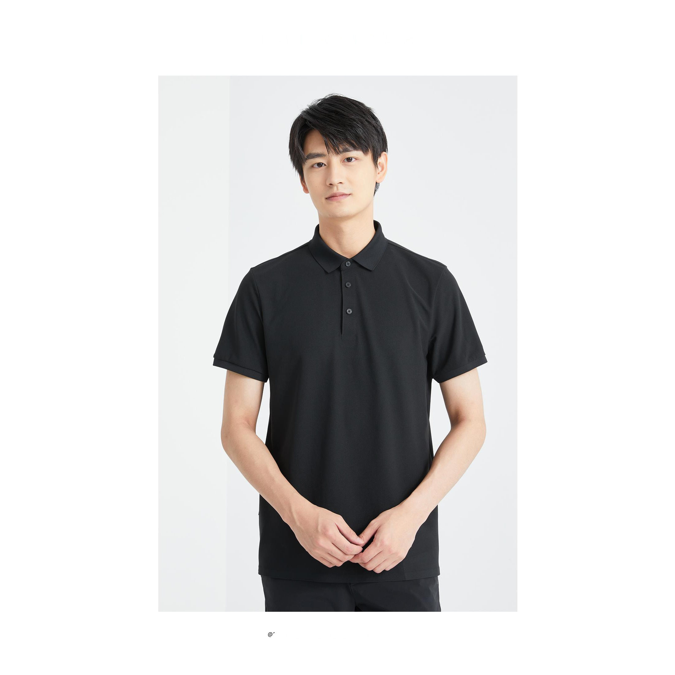 B4XTX1021 1042Y利家夏季时尚新款吸湿休闲翻领短袖T恤POLO衫男