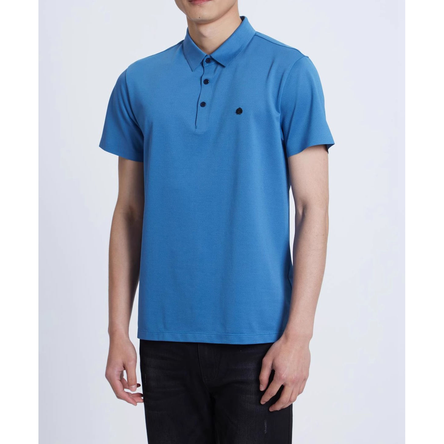 21XTX9633S 9632S 9631男装夏季新款商务时尚纯色翻领POLO短袖T恤