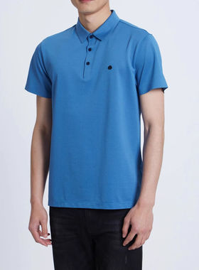 21XTX9633S 9632S 9631男装夏季新款商务时尚纯色翻领POLO短袖T恤