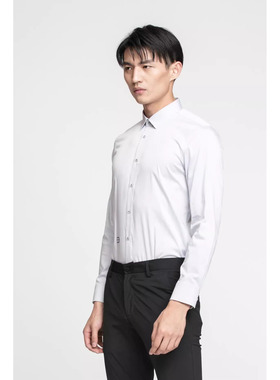20CZC0291 0241Y男装春季商务时尚休闲条纹潮流帅气长袖衬衫衬衣