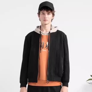 0031 短款 0032A利家秋季 棒球领夹克流行修身 外套 男装 19QJK0011A