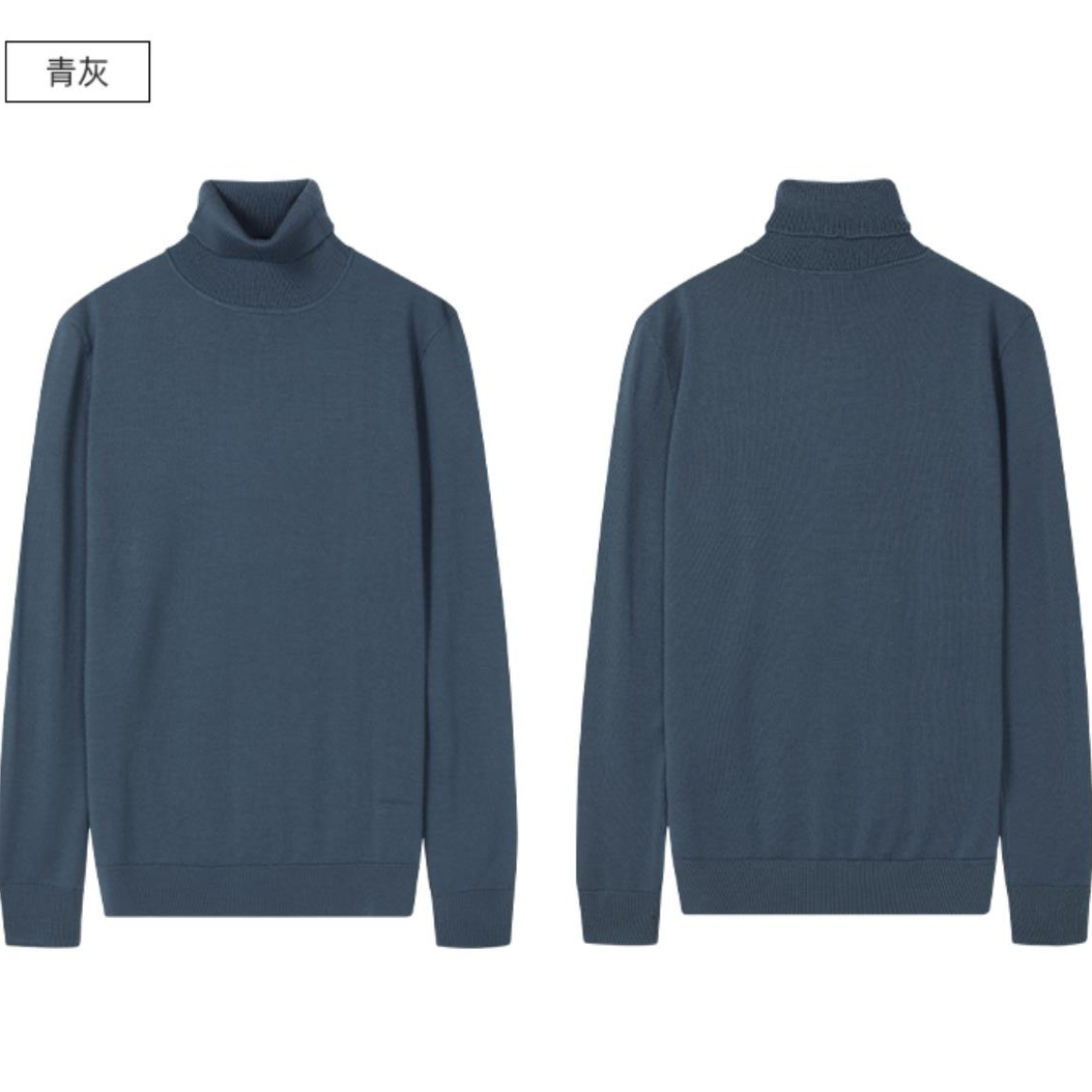 A4DMS0031 0032 0033S利家冬季新款舒适保暖高领休闲长袖毛衣男士