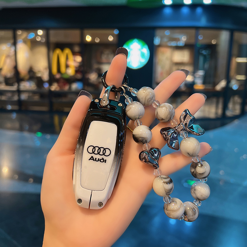 适用奥迪钥匙套新款A3L/A6L/A7/A8L/Q6/Q7扣Q8壳Q4-Etron包高端女