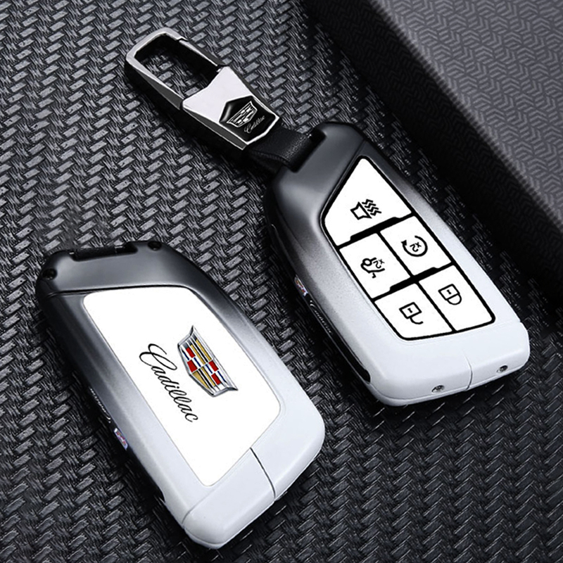 适用凯迪拉克CT5钥匙套CT4 CT6 XT4 XT5 XT6 XTS 高档ATSL壳GT4扣