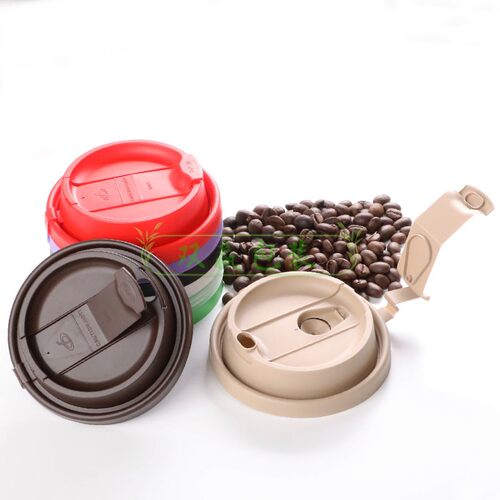 90口径防漏杯盖连体咖啡热饮杯盖