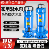 单相220v伏家用小型潜水电泵高扬程大流量农田灌溉抽水机清水污水