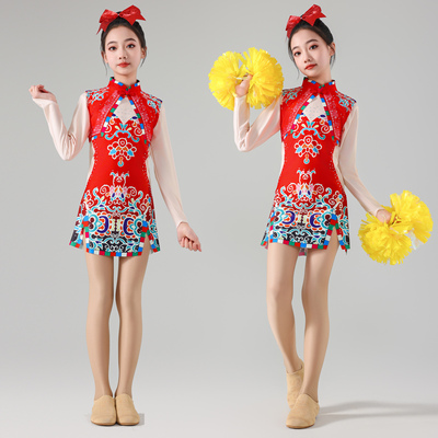 儿童啦啦队服装健美比赛服专业