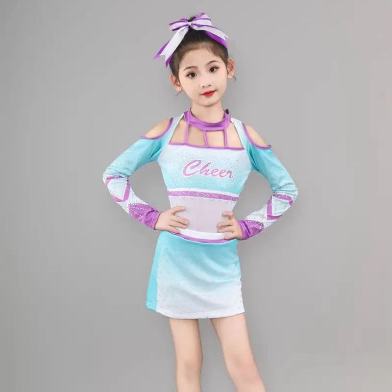 拉拉队舞蹈服女爵士啦啦操比赛服