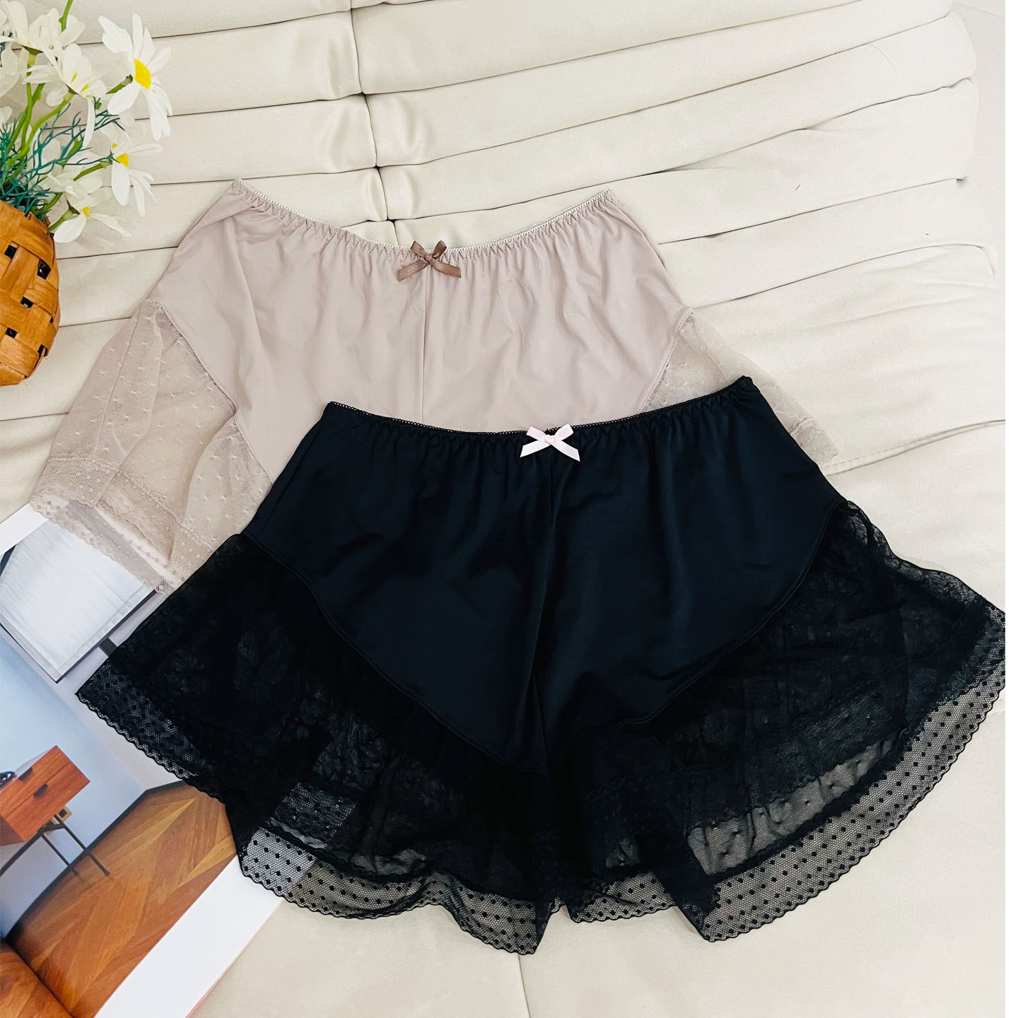 女士夏季薄款防走光安全裤打底裤冰丝蕾丝边可爱性感胖MM宽松显瘦,女士内衣/男士内衣/家居服,女安全裤,淘宝优惠券,粉丝福利购,淘宝优惠卷