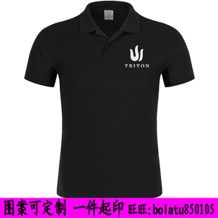 传奇扑克POLO衫 德扑t恤男 德州扑克牌衣服装 Triton Poker短袖衫
