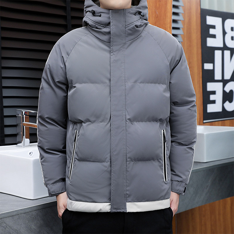 25年秋冬破卡面料两条杠棉衣男外套防风连帽棉服宽松棉袄外套P40,男装棉衣,星座1712-5