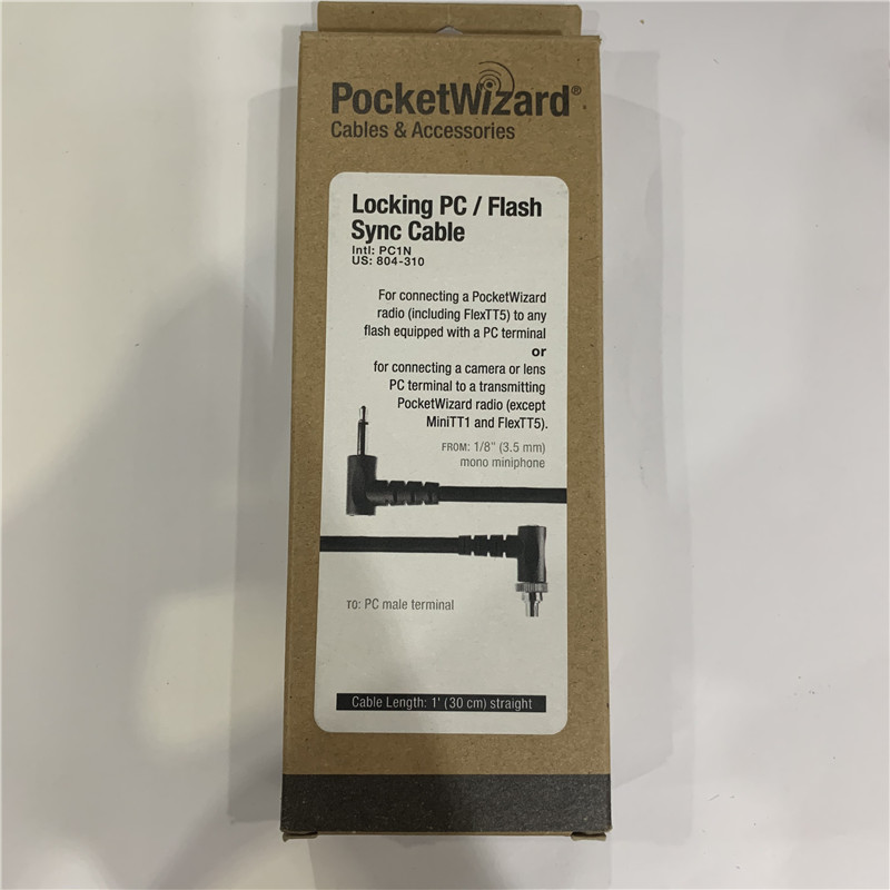 PocketWizard/普威 PC1N   Locking PC/Flash Sync Cable 804-310