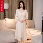 达芬奇密码 冰丝吊带睡裙睡袍晨袍宽松睡衣女可外穿家居服礼盒 新款