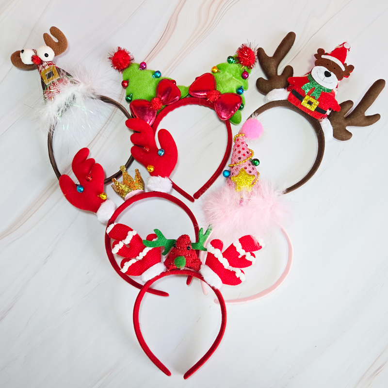 多款高档圣诞发夹头箍