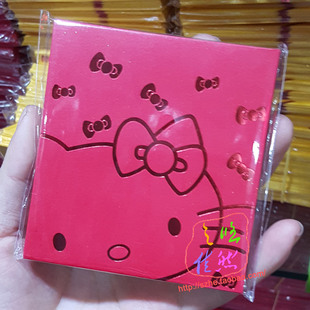 HelloKitty红色新年特色红包利是封红色黄色金色特色个性利是封