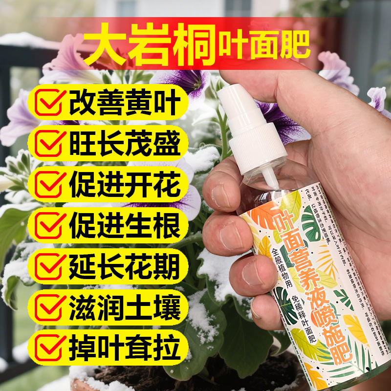 大岩桐专用肥料养殖花盆栽花苗专用土壤花肥营养液叶面肥有机肥料