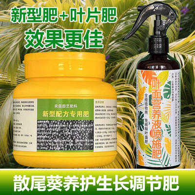 散尾葵专用肥料盆栽富贵椰子树夏威夷竹袖珍椰子树营养液叶面肥料