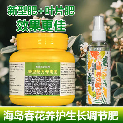 海岛春花树盆景石斑木专用营养液叶面肥缓释室内盆栽绿植老桩肥料