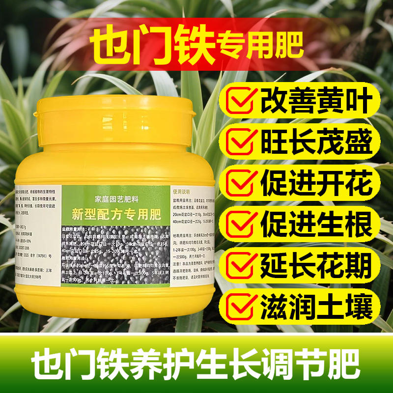 也门铁巴西铁专用营养液室内金心青叶金边盆栽绿植螺纹铁叶面肥料