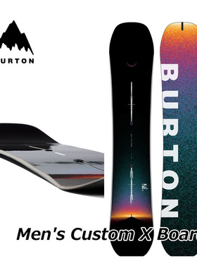 W24 BURTON伯顿CUSTOM X新款单板滑雪板刻滑自由式全能跳台公园
