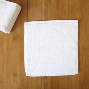 满98元区域包邮 星级酒店宾馆纯棉方巾 100条绣LOGO名称 毛巾批发