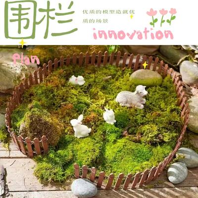90厘米彩色木质围栏沙盘多肉造景