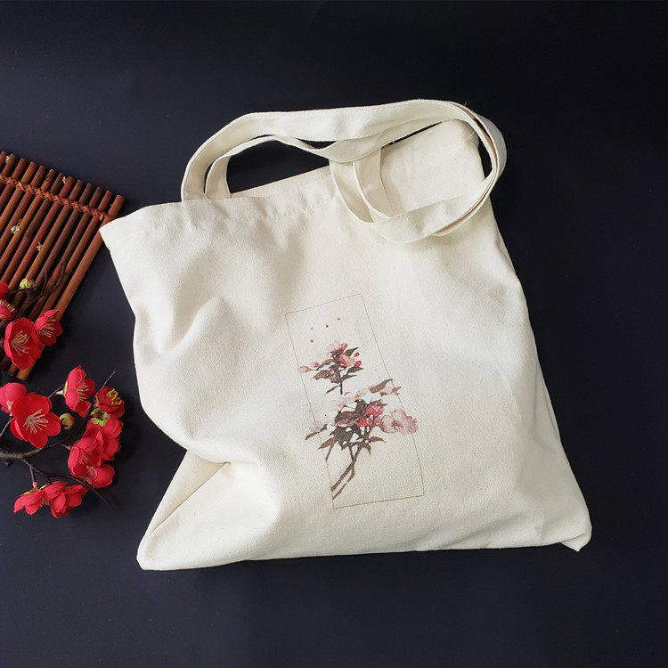 新款古风森系印花汉服帆布包 带拉链单肩搭配古装汉服包花卉图案X,箱包皮具/热销女包/男包,单肩包,淘宝优惠券,粉丝福利购,淘宝优惠卷
