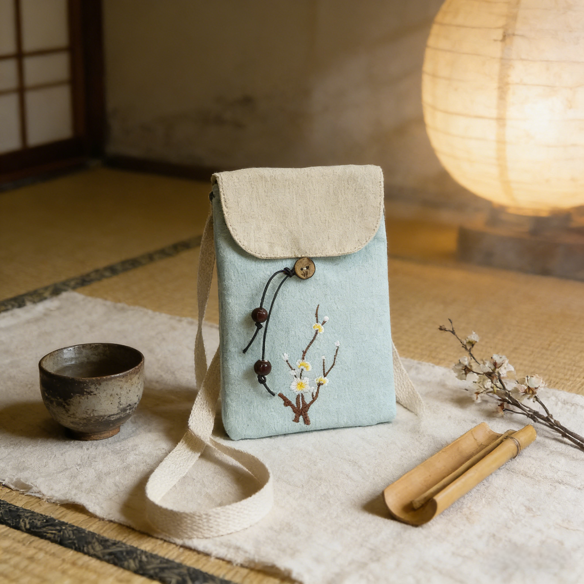 刺绣手机包斜跨汉服包古风亚麻小挎包 清新文艺古风包单肩女禅包Z,箱包皮具/热销女包/男包,单肩包,淘宝优惠券,粉丝福利购,淘宝优惠卷