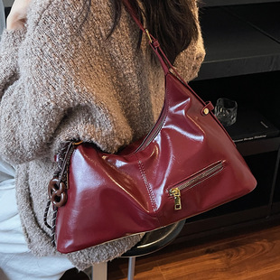 小众设计包包女 大容量2025新秋冬复古单肩腋下包休闲通勤托特包N