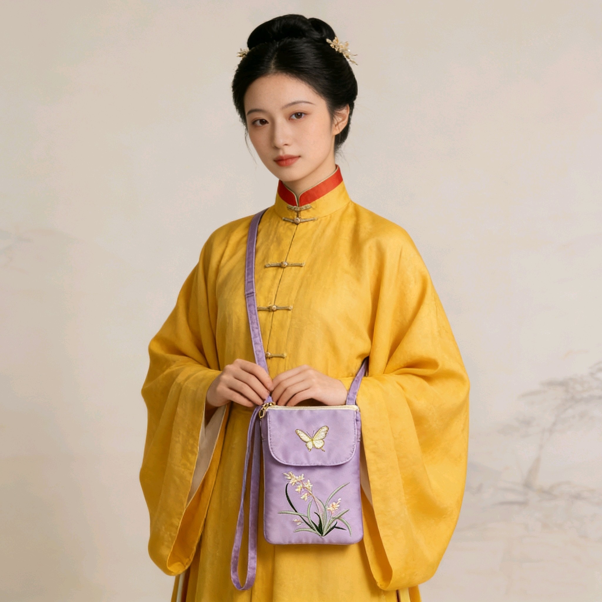 爆款国风刺绣双层手机包 斜挎单肩包文艺百搭小包绣花古风手机包Y,箱包皮具/热销女包/男包,单肩包,淘宝优惠券,粉丝福利购,淘宝优惠卷