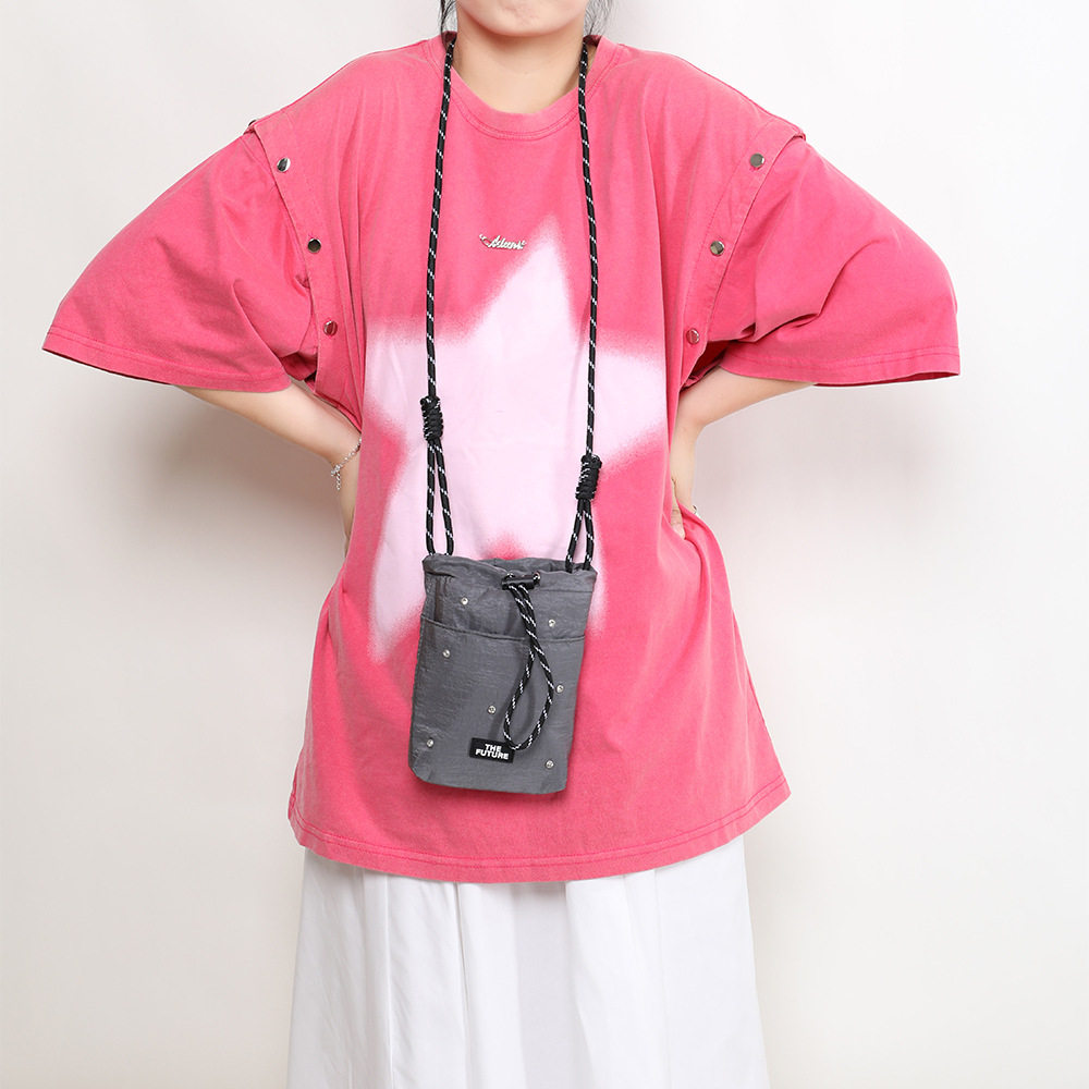 2025四季百搭竖款尼龙布手机小方包 镶钻高颜值女士小挎包斜挎包C,箱包皮具/热销女包/男包,单肩包,淘宝优惠券,粉丝福利购,淘宝优惠卷