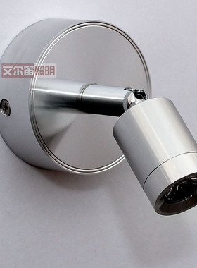 床头壁灯客厅小射灯背景墙灯 led射灯3W镜前吊顶聚光灯明装天花灯