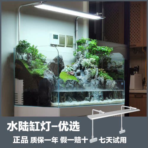 威尔康水草灯水陆缸吊装两栖造景