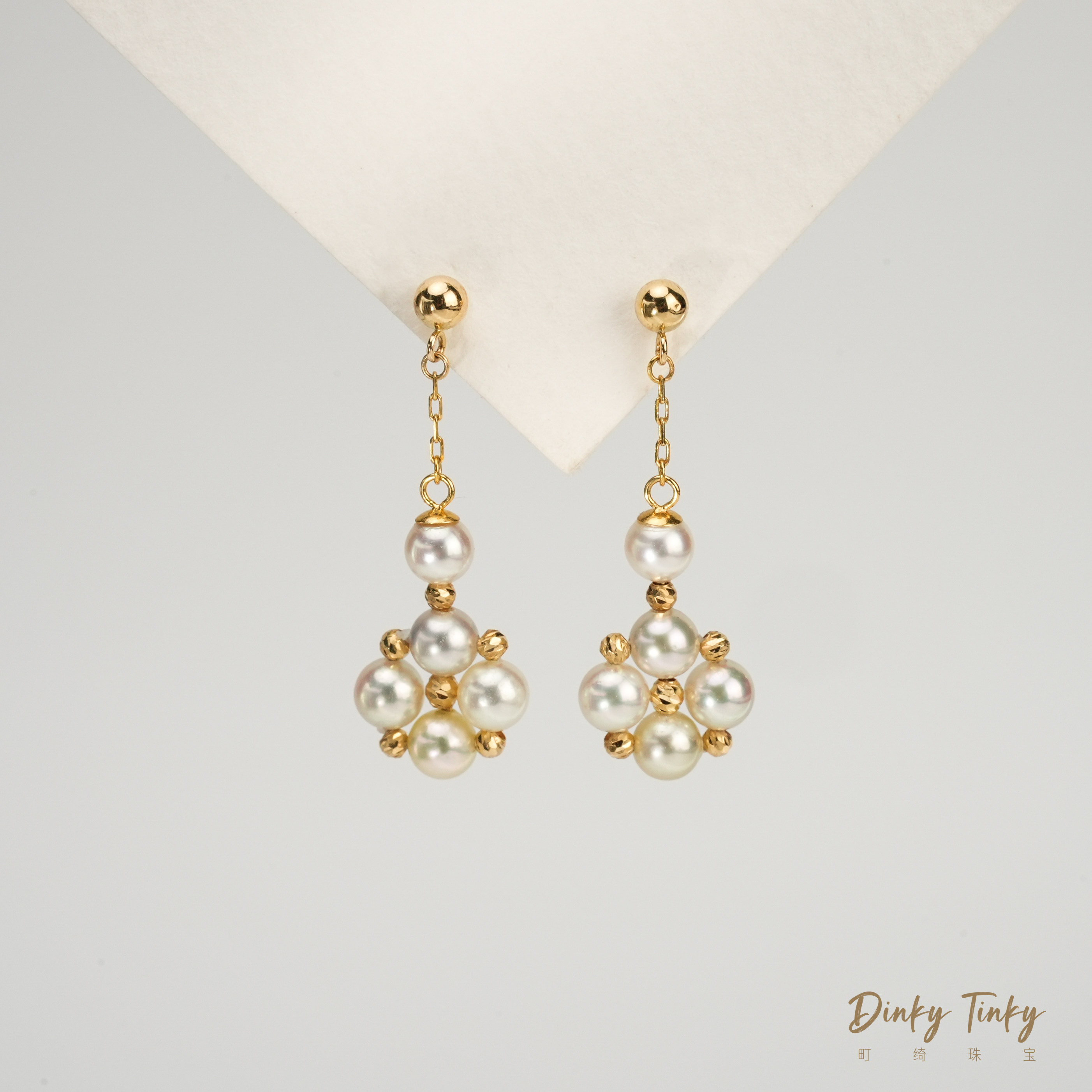 【TINKY】18K“小吊梨汤”海水Akoya耳环 DSE652,珠宝/钻石/翡翠,耳饰,淘宝优惠券,粉丝福利购,淘宝优惠卷