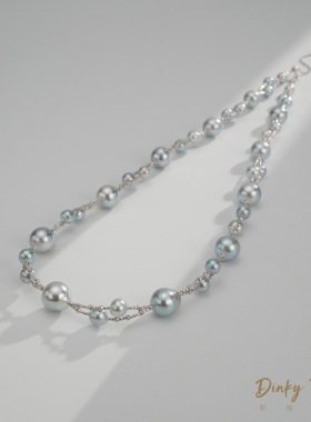 【DINKY】18K“天空之境”天然真多麻色巴洛克项链 DSL650