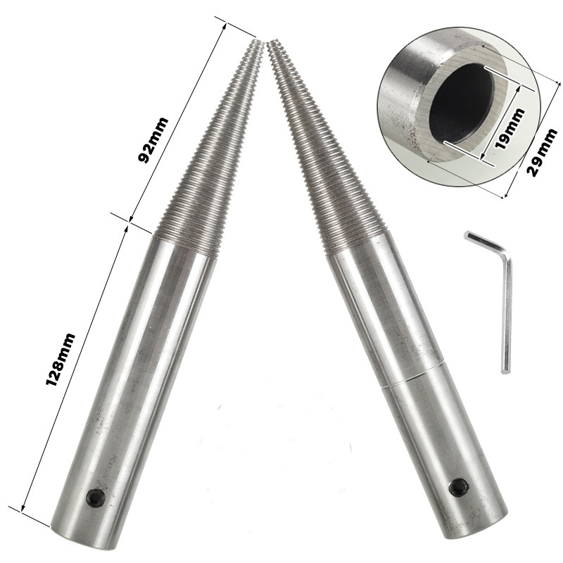 台式抛光机双头布轮打磨机抛光机砂轮机配件连接轴螺纹轴加长款轴