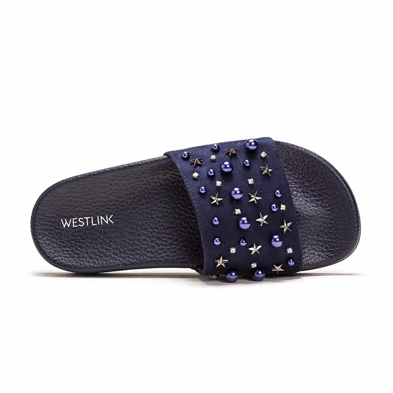 Sandales femme WESTLINK   en tissu - Ref 2668187 Image 4