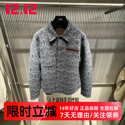 GXG男装冬季双面羊毛呢短款大衣